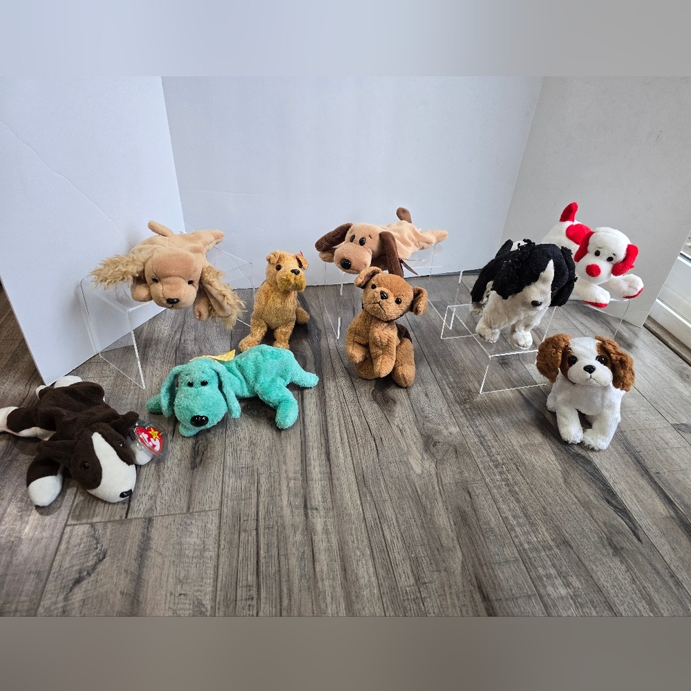 Beanie baby dog lot